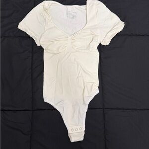 Chic Cream Bodysuit for Women